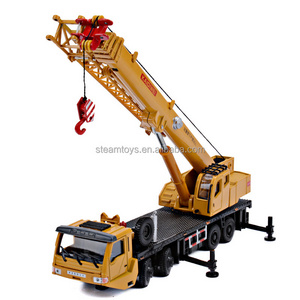 High Quality Engineering Cramler Heavy Crane Diecast Model 1:55 Scaled Metal Cargo Trucks Simulation Miniature Toys Gift