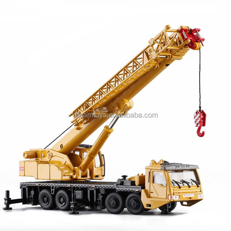 High Quality Engineering Cramler Heavy Crane Diecast Model 1:55 Scaled Metal Cargo Trucks Simulation Miniature Toys Gift