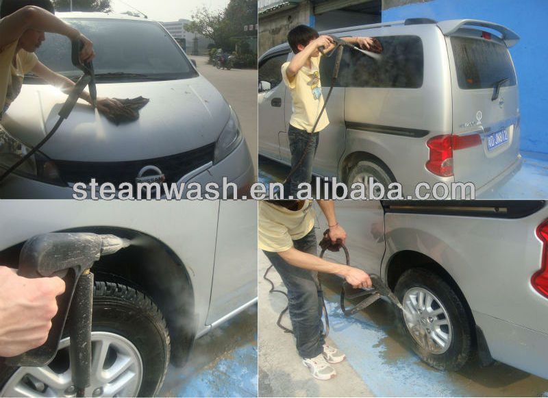 LPG mobile steam car washing machine for door to door cleaning service