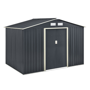 new style outdoor Garden Storage Shed Custom Metal Steel  black shed