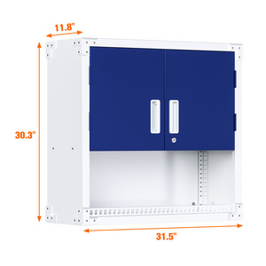 Factory Wholesale High Quality Wall Cabinet Guard Bar Style Storage Wall Cabinet Easy to Assemble Locking Metal Wall Cabinets