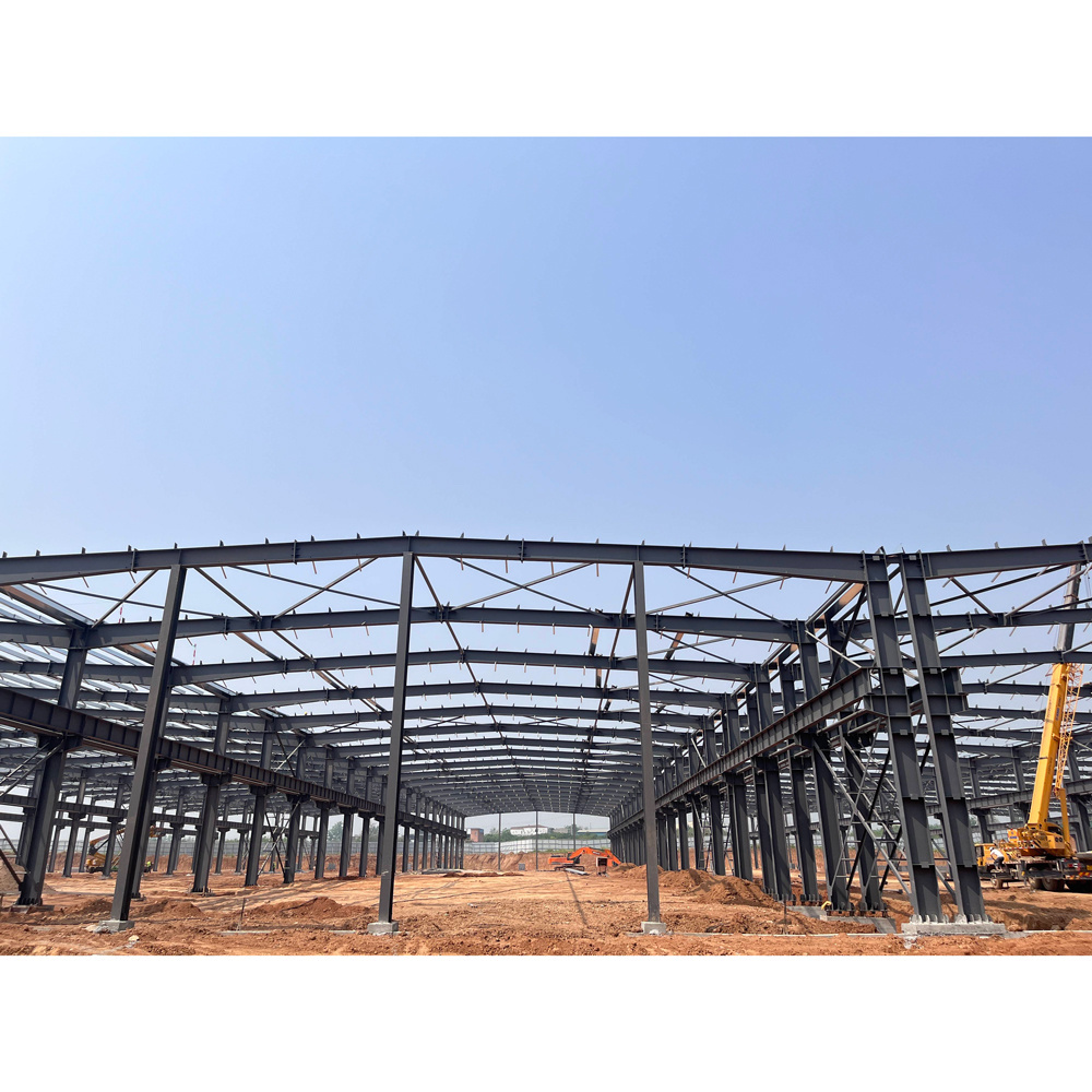 Modern Prefab Steel Structure Building Prefabricated Warehouse/Workshop/Aircraft Hangar/Office