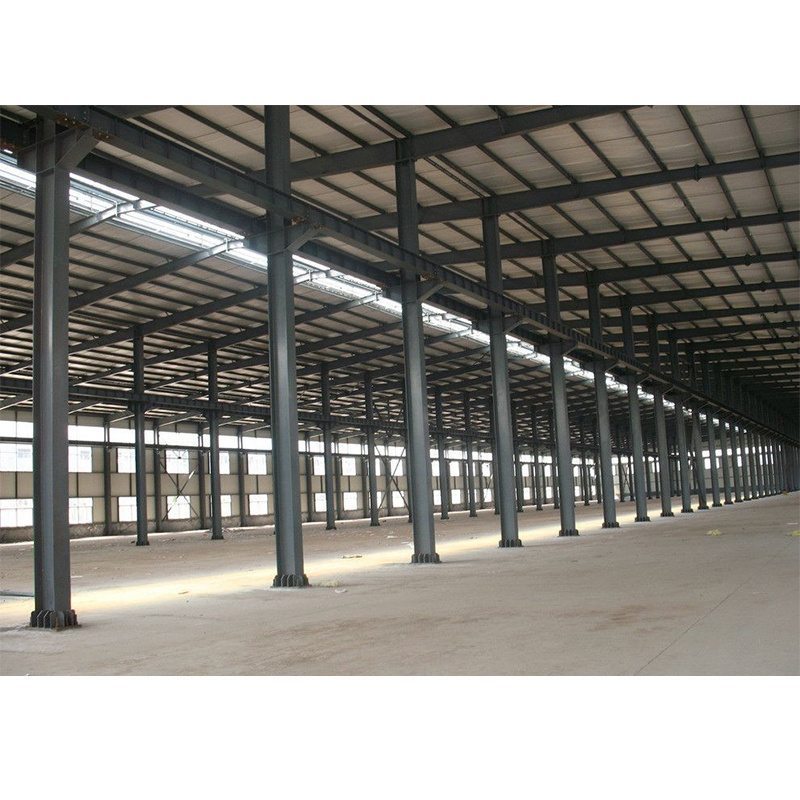 Industrial large span real estate prefabricated building galvanized steel structure workshop factory design for construction