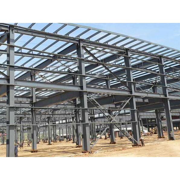 Modern Prefab Steel Structure Building Prefabricated Warehouse/Workshop/Aircraft Hangar/Office