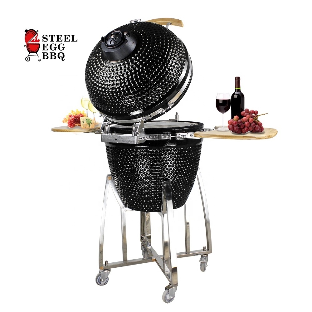 SEB KAMADO / STEEL EGG BBQ german komodo kamado cordierite ceramic keramikgrill primo vision grills rotisarie hibachi kamado