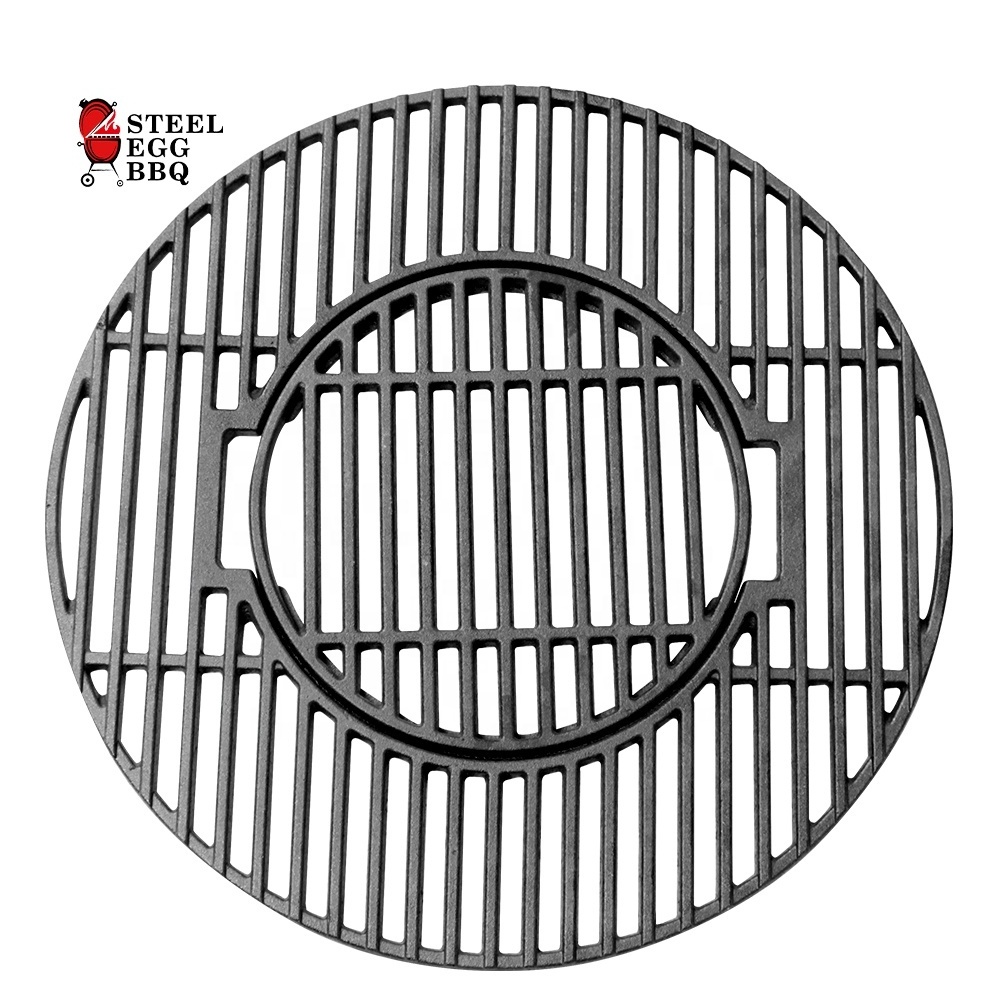 SEB Kamado/Steel Egg BBQ charcoal grill accessory  pizza oven tools half moon cast iron cooking grid and cooking plate