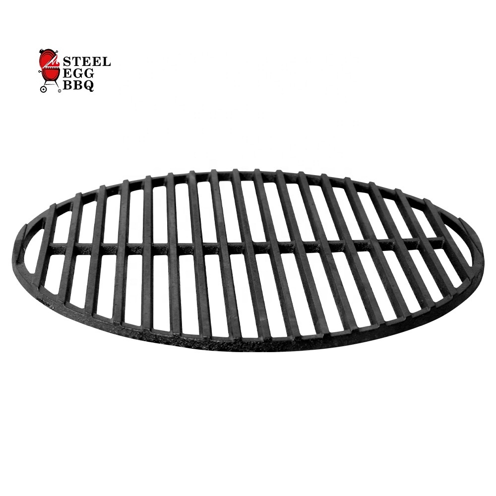 SEB Kamado/Steel Egg BBQ charcoal grill accessory  pizza oven tools half moon cast iron cooking grid and cooking plate