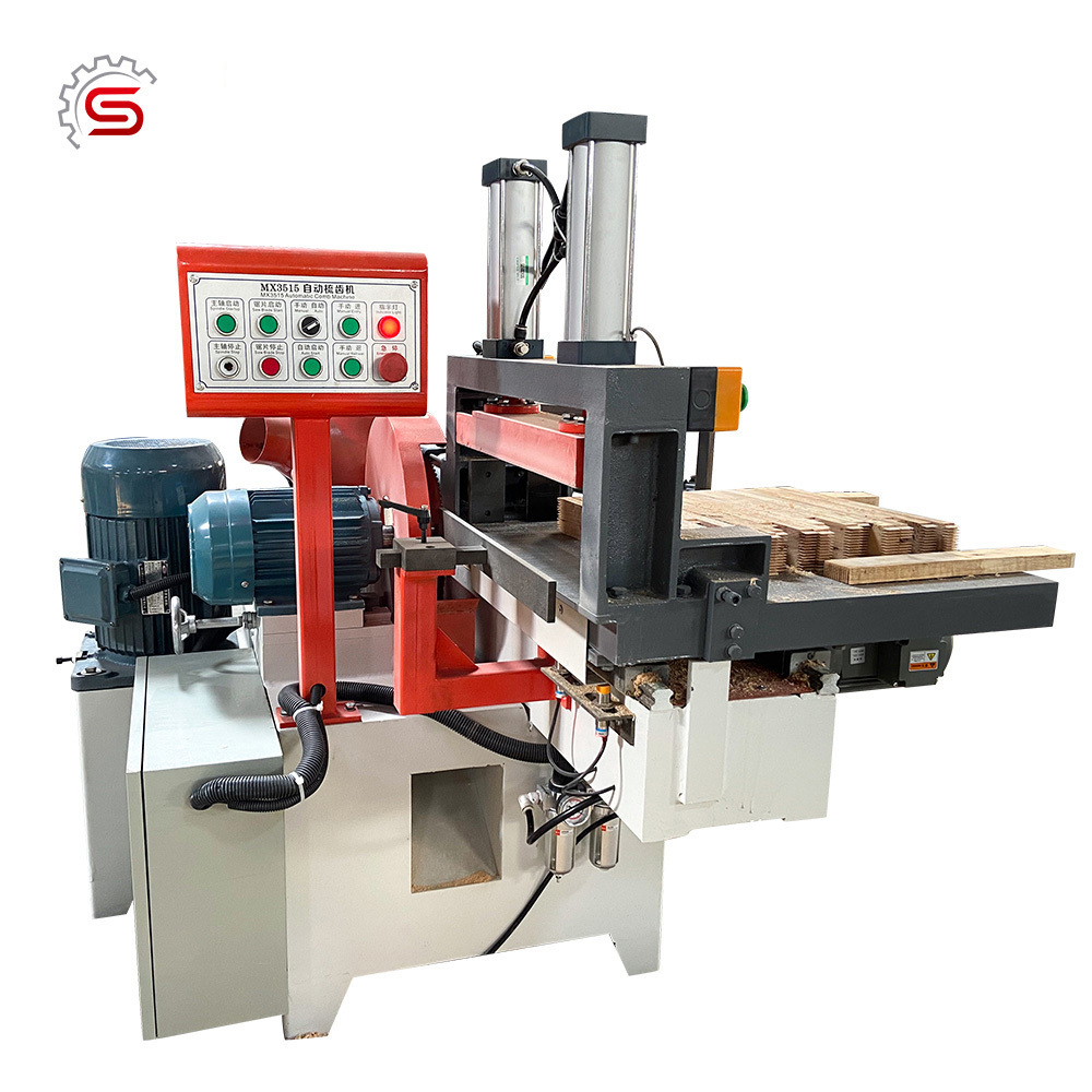 MX3515B Low Price Semi Auto Glulam Beam Finger Joint Shaper Press Line