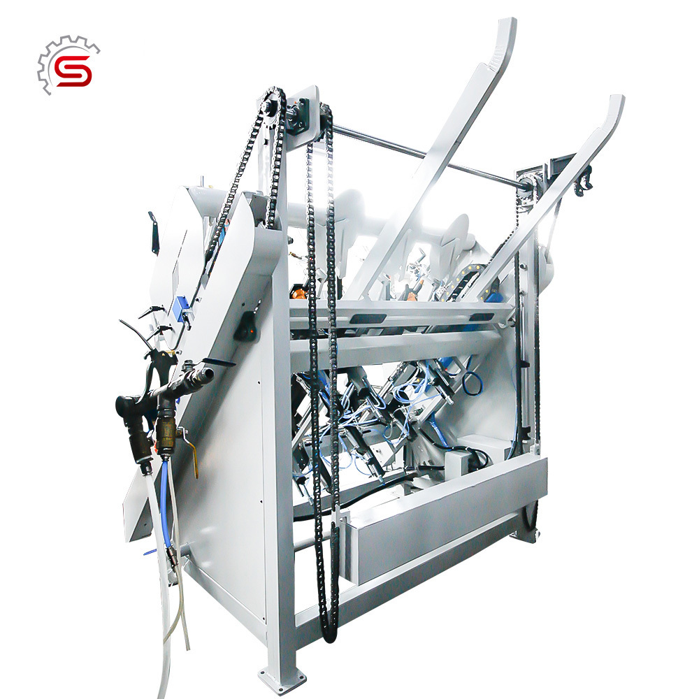 automatic wood pallet nailing machine/american  pallet production line/wood stringer pallet making machine