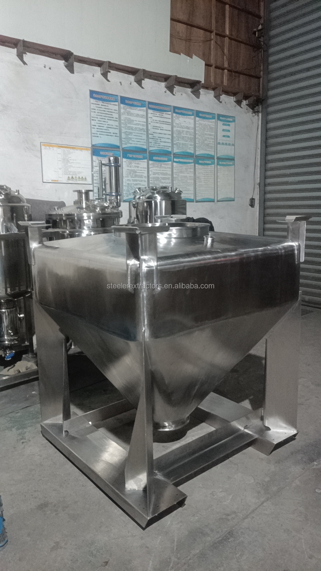 Chemical Storage Equipment 1000l stainless steel square tank containers for liquid food