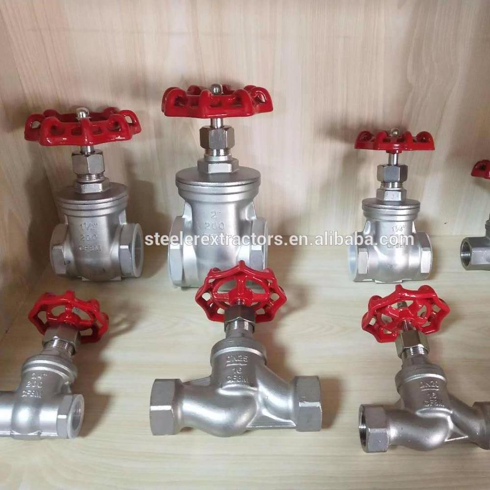 Top Quality Slide Gate Valve Factory Price Stainless Steel BSP NPT Screw Gate Valve