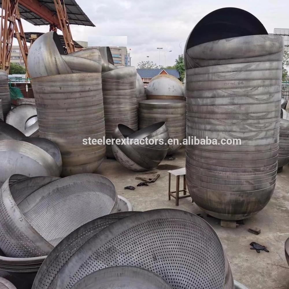 Stainless Steel ellipsoidal dished Elliptical Head with 2000mm Diameter tank lids for horizontal tank