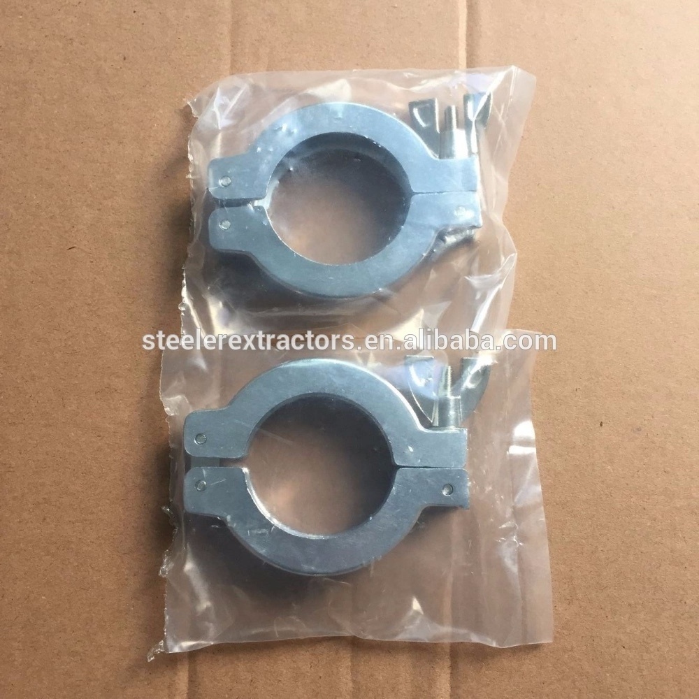 Sanitary Vacuum Aluminum adaptor Quick Clamp with Rubber O-Ring for KF16 KF25 KF40 KF50