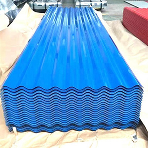 Heatproof 20 Gauge Colored Galvanized Aluzinc Corrugated Fiber Cement PVC Gerald Roofing Sheet From Beijing China