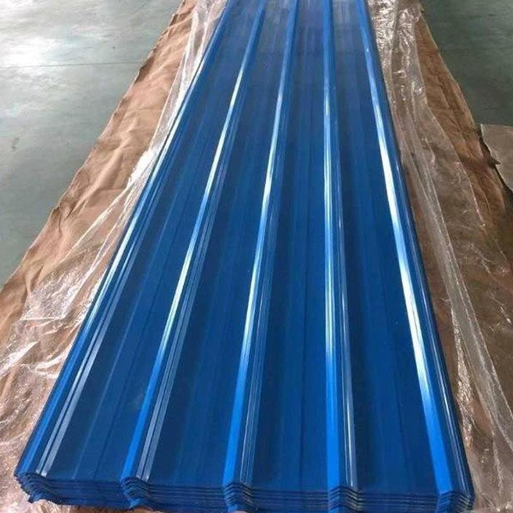 Anti-corrosion product decorative corrugated carbon fiber pvc roof sheet 12 ft metal panels iron color coated roofing sheet