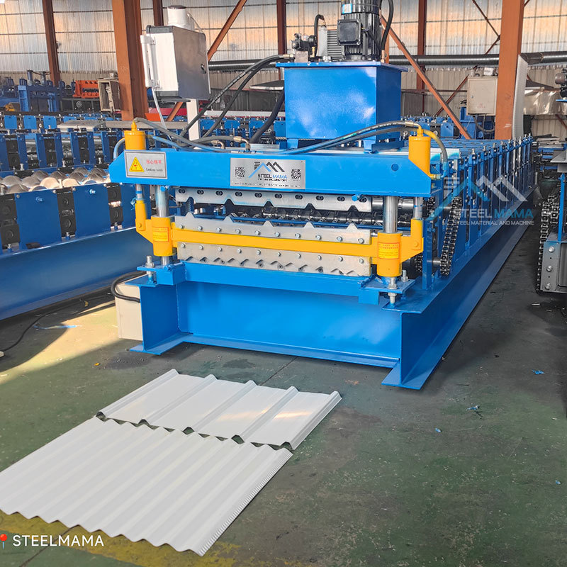 High Quality 5V / Trapezoidal IBR / Corrugated Metal Sheet Double Deck Roll Forming Machine Double Layer Roof Making Machine