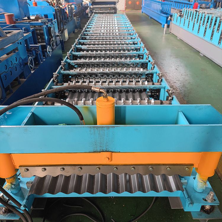 Export Standard Factory Price PLC PPGI PPGL 988 Corrugated Arc Roof Sheet Roll Forming Machine Manufacturers