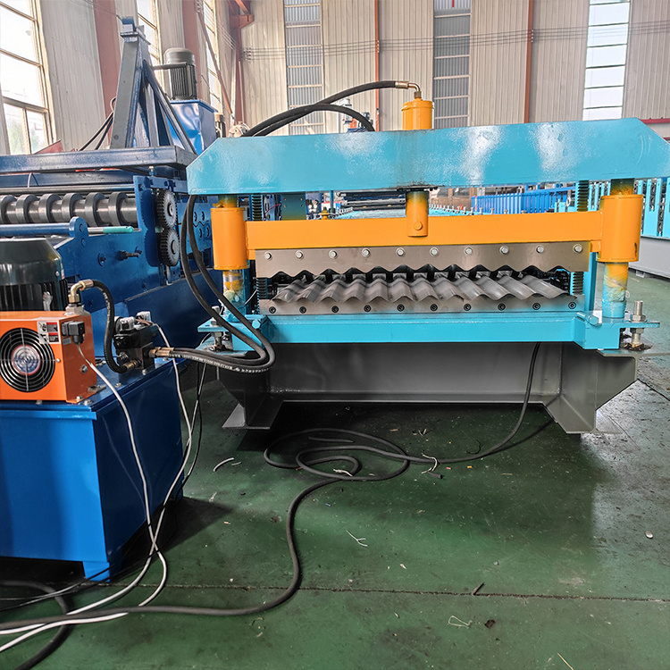 Export Standard Factory Price PLC PPGI PPGL 988 Corrugated Arc Roof Sheet Roll Forming Machine Manufacturers