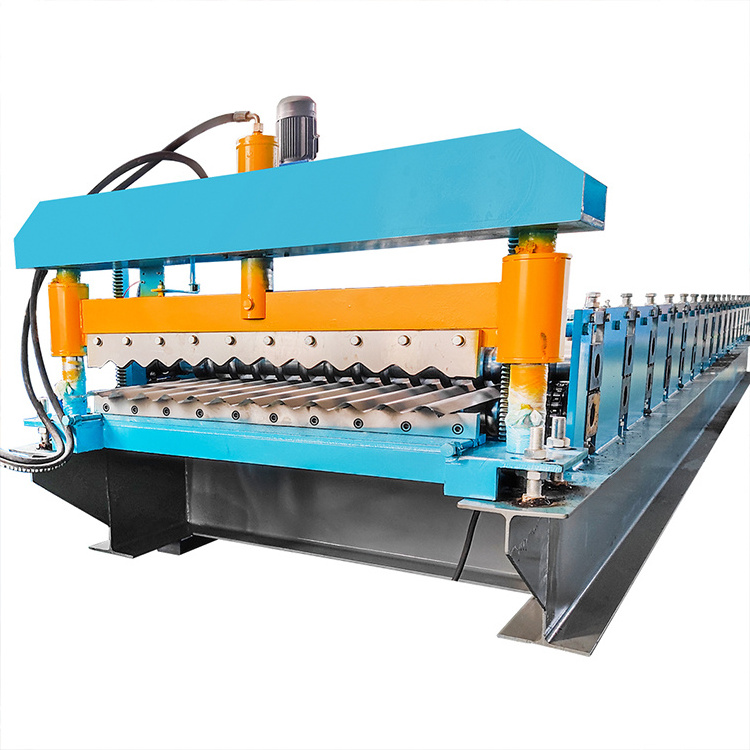 Export Standard Factory Price PLC PPGI PPGL 988 Corrugated Arc Roof Sheet Roll Forming Machine Manufacturers