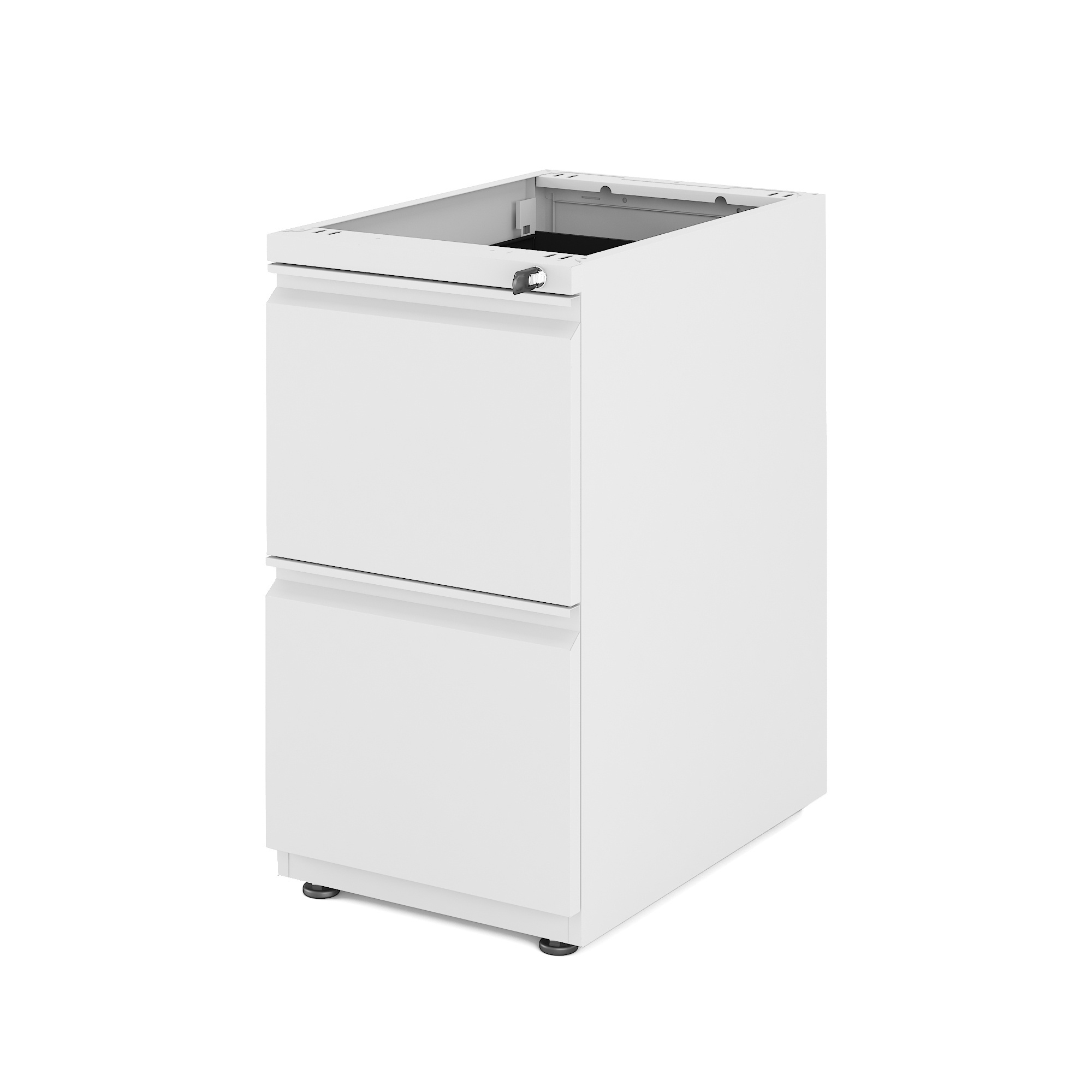 Commercial Metal 2 drawer Steel File Storage Pedestal Filing Cabinets Office Furniture