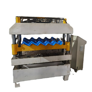 Colored glaze steel drip edge roll forming machine three layer roll forming machine roll forming machine