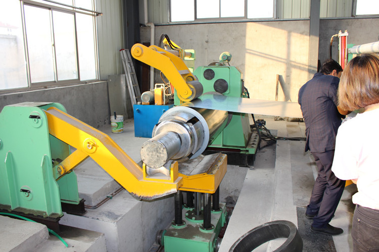 Full automatic crgo cut to length machine steel coil uncoiler decoiler cut to length machine cut to length machine