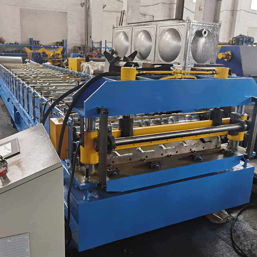 Sheets Roofing Machine Tile Making Machine Corrugated and Trapezoid Roofing Tile Roll Forming Machine Double Layers Metal Steel