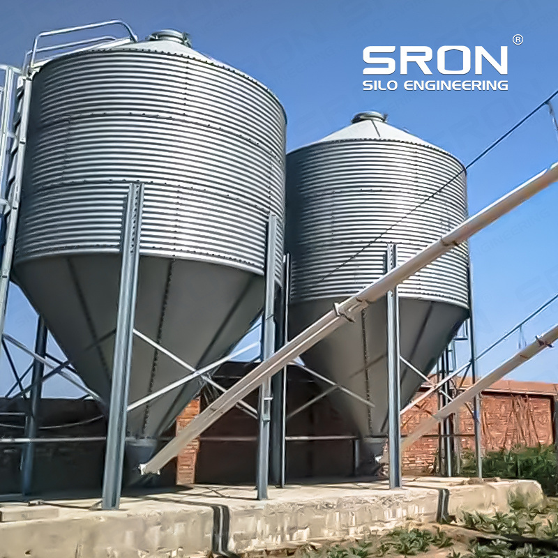 High Quality Small Capacity Animal Feed Silo 50 Ton Grain Storage Silos Prices