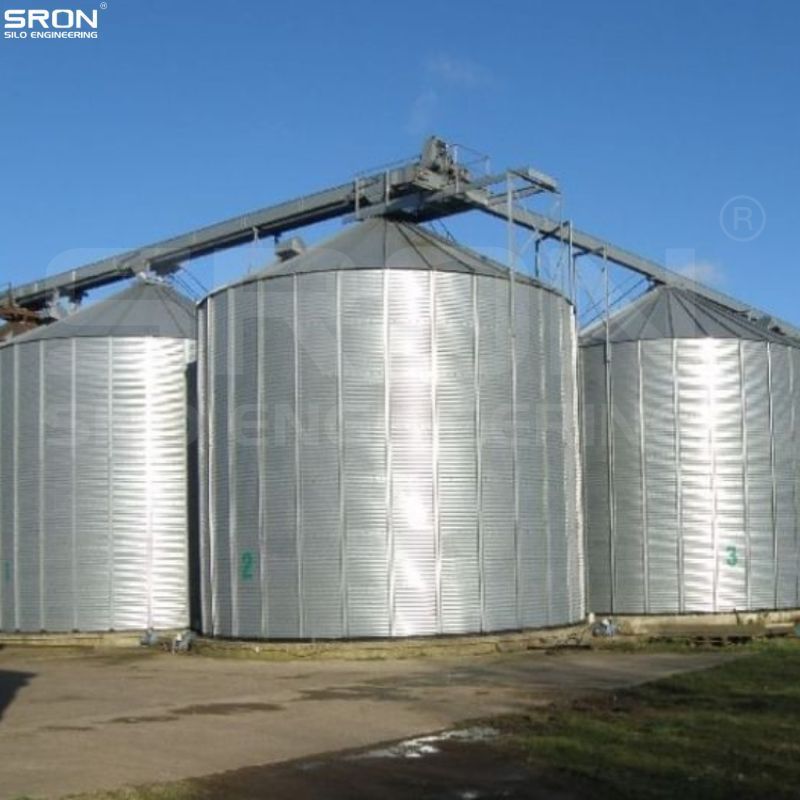 Pellet Hopper Assembly Silo With Sweep Auger