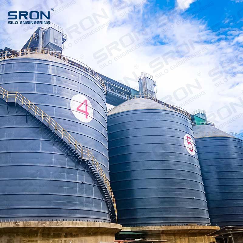 15000 Ton Cement And Clinker Storage Steel Silo And Construction With Low Cost For Clinker Cement Manufacturing