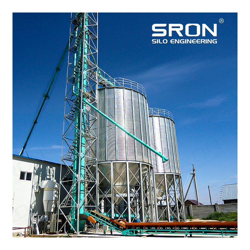 SRON Good Price Stainless Steel Small Mini Portable Corn Maize Flour Storage 20 Ton Grain Silo