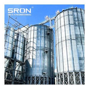 SRON Small Capacity Silo 20 tons 30 tons 50 tons Grain Silo Cattle Feed Storage Silo In Animal Feed Line