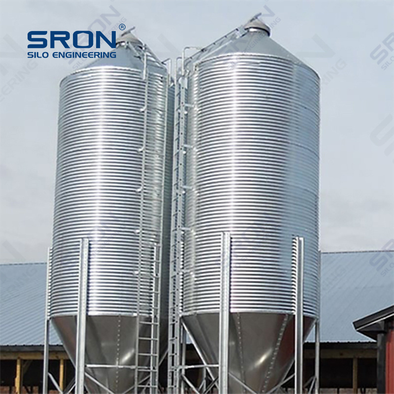 Cereal Silo Wheat Corn Paddy Silo, Grain Feed Silo  Bins  for Sale In Feed Plant