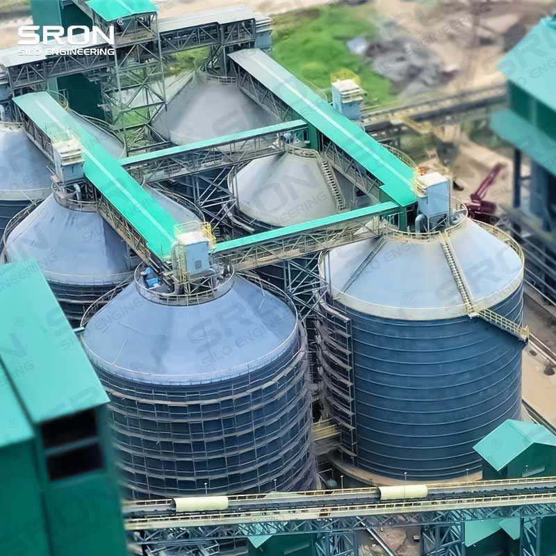 15000 Ton Cement And Clinker Storage Steel Silo And Construction With Low Cost For Clinker Cement Manufacturing