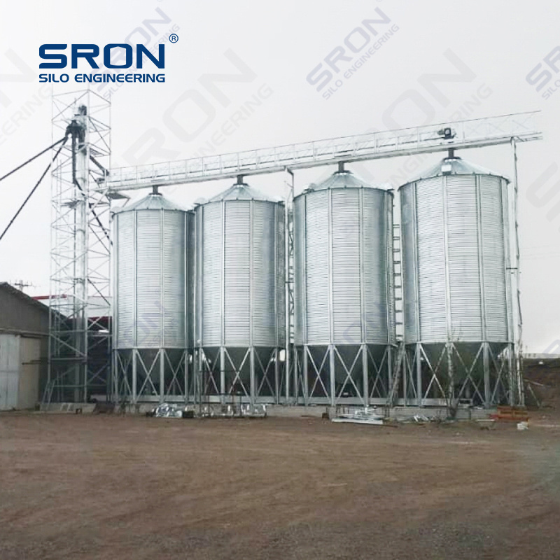 Cereal Silo Wheat Corn Paddy Silo, Grain Feed Silo  Bins  for Sale In Feed Plant