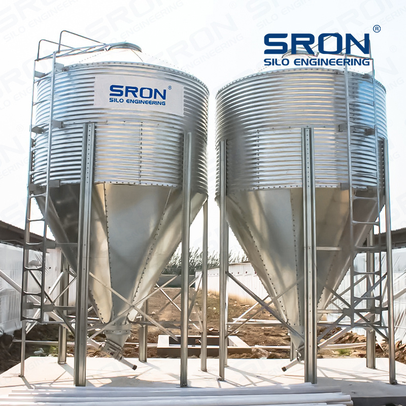 High Quality Small Capacity Animal Feed Silo 50 Ton Grain Storage Silos Prices