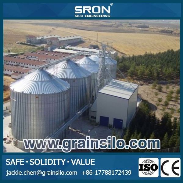 Steel Storage Grain Bins For Barley/Grain Maize Seed Silo Sale