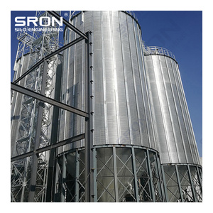 Grain Storage steel silo system, 1000T silo/ 2000T steel silos, 3000T storage silo Customized Feed Pellets Silo / Small Silo