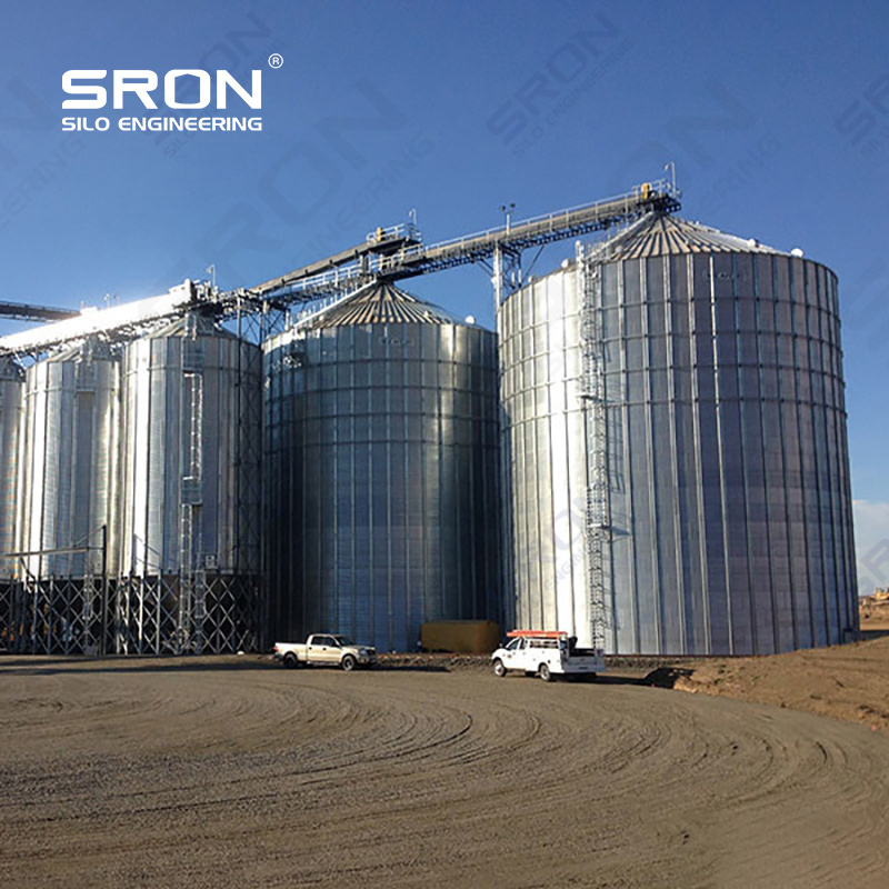 High Quality 5000 Tons Steel Silos For Grain Storage /Wheat/Corn Bins Price Rice Silo Manufacturer