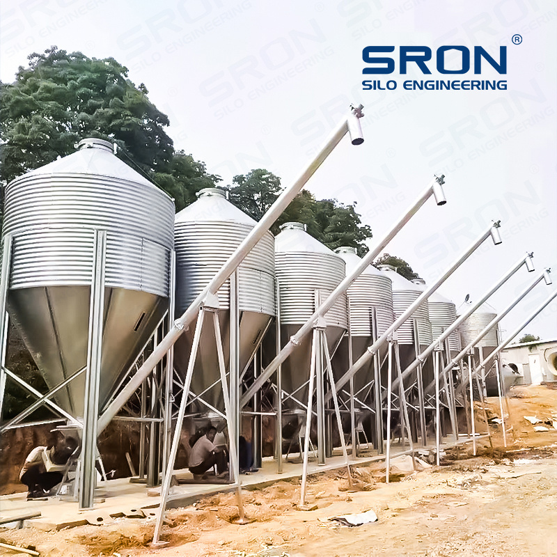 Factory Livestock Feed Bins Grain Storage Steel Feed Silo Used For Farm Price