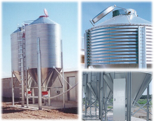 China #1 Small Grain Silos 2 tons - 200 tons mini silo storage grain /corn/paddy aluminium silo Cheap Price For Sale