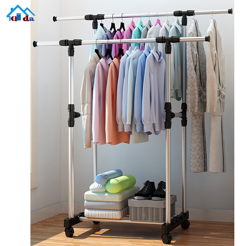 Good sell clothes drying rack clothes drying covered on wheels