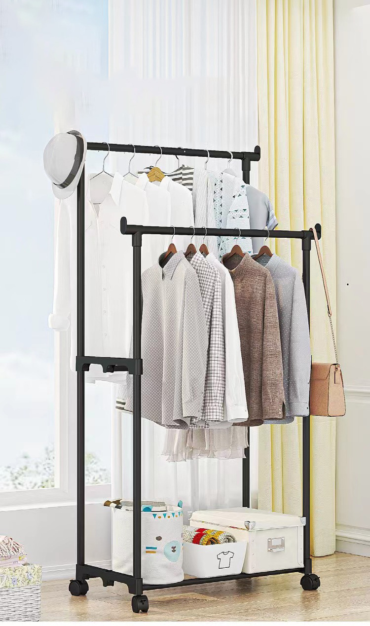 QIDA floor to display ceiling clothes rack hanger retail store clothing racks for sale for balcony