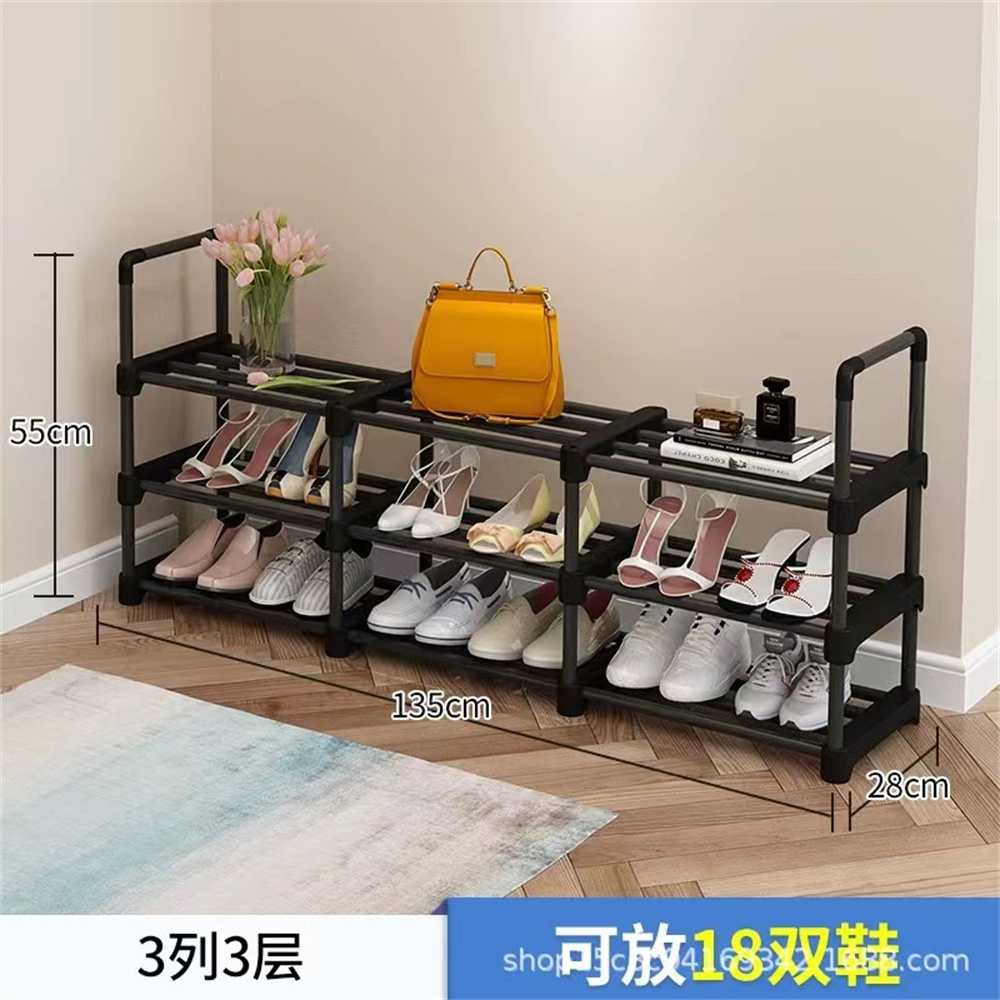 Home Furniture 3 Tiers Slant Shoe Shelf For Sale Cheap Metal Shoe Rack Wire Shoe Rack