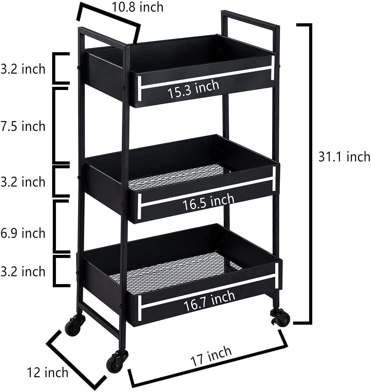 Water-proof Shelf Rack 3-tier Storage Cube Closet Organizer Shelf 6 Cube Adjustable Bookcase For Living Room