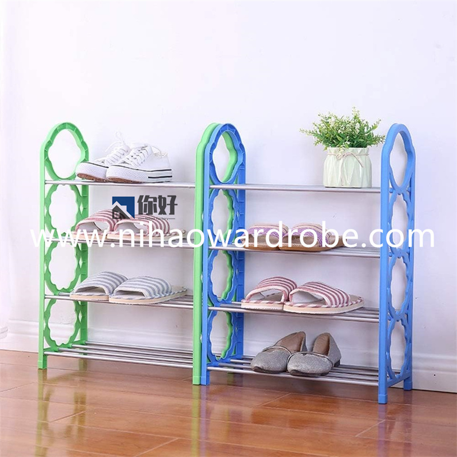 rack shoe cabinet for home living room bedroom Fabric Extendable Cheap Saving Assembly Shoe Rack