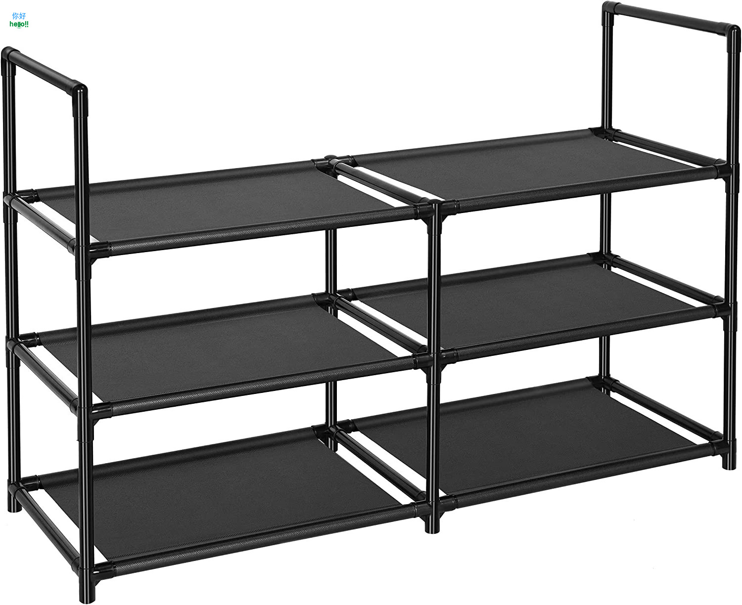 Multilayer Easy Assembly Zapateras Steel Tube Shoe Stand Rack For Home