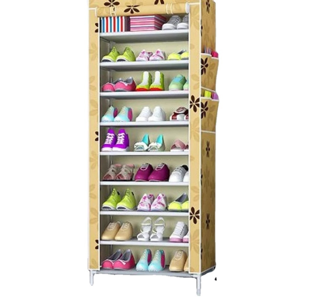 Clear Plastic Pp Storage Products 10 Cubes Shoe Rack