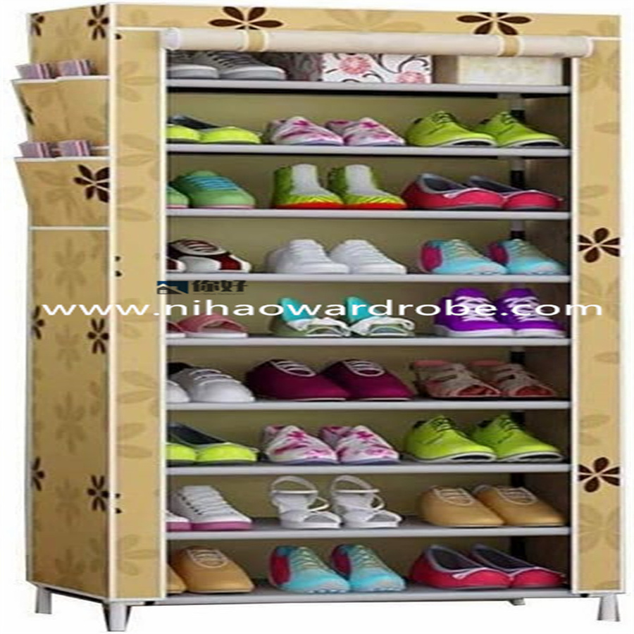 Clear Plastic Pp Storage Products 10 Cubes Shoe Rack