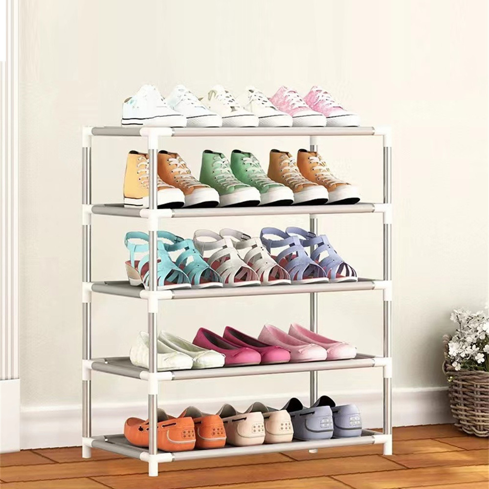 Entryway Coat Rack Hall Tree Shoe Bench 3 In 1 Design Metal Storage Rack With Bag Coat Hat Umbrella Shoe Rack